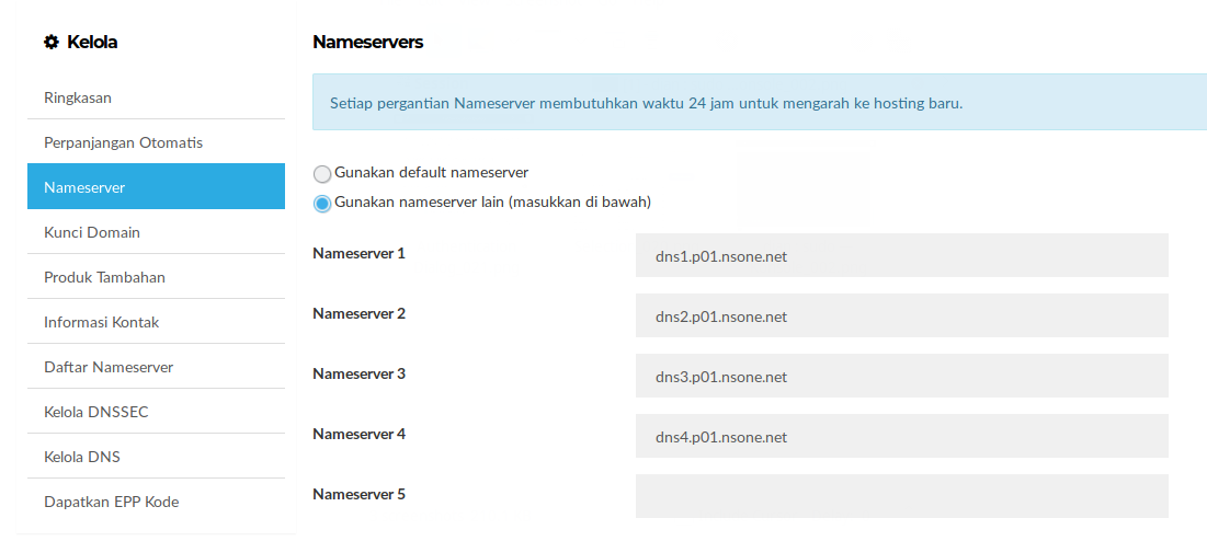 DNS IDwebhost